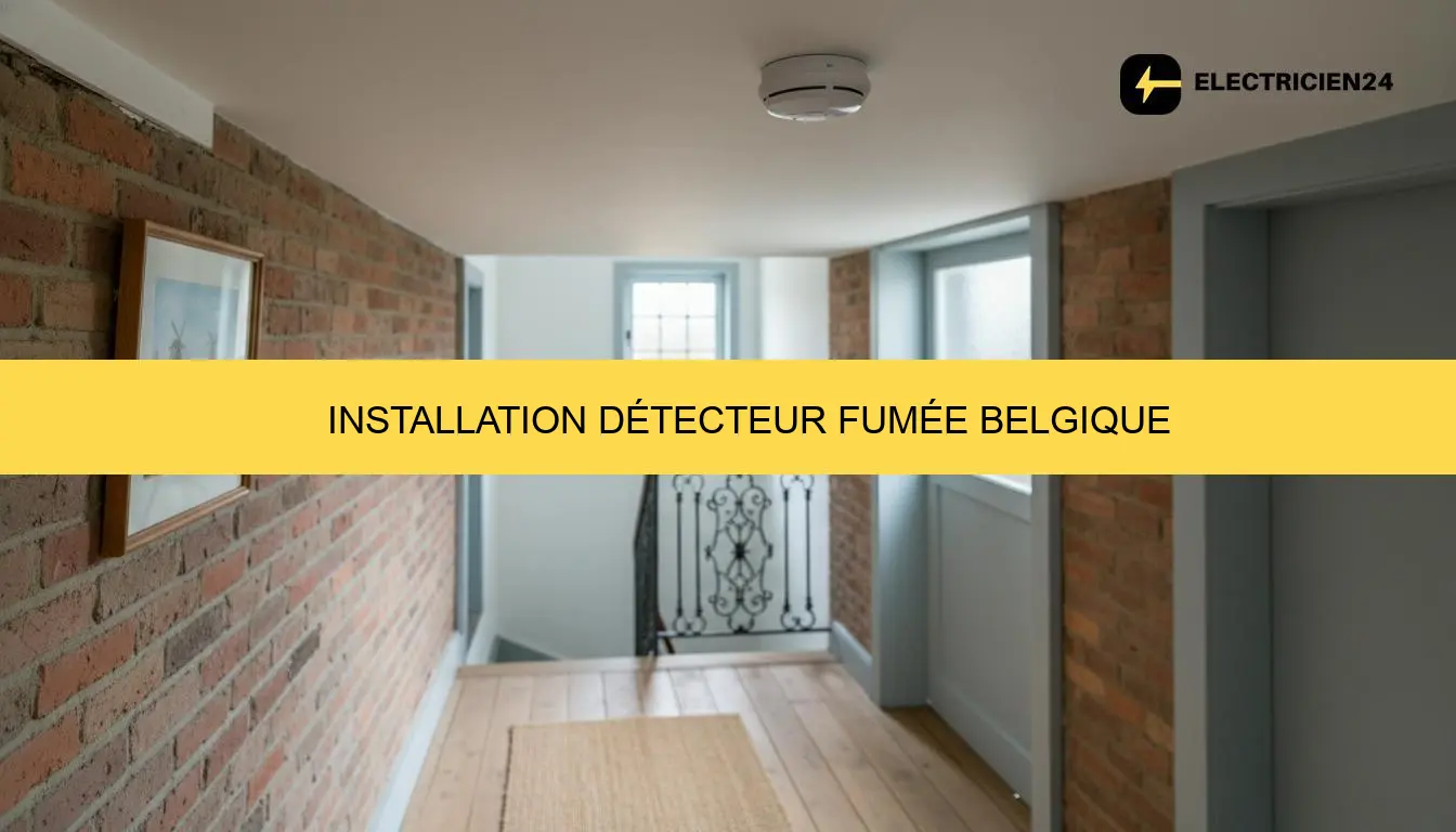 installation détecteur fumée belgique