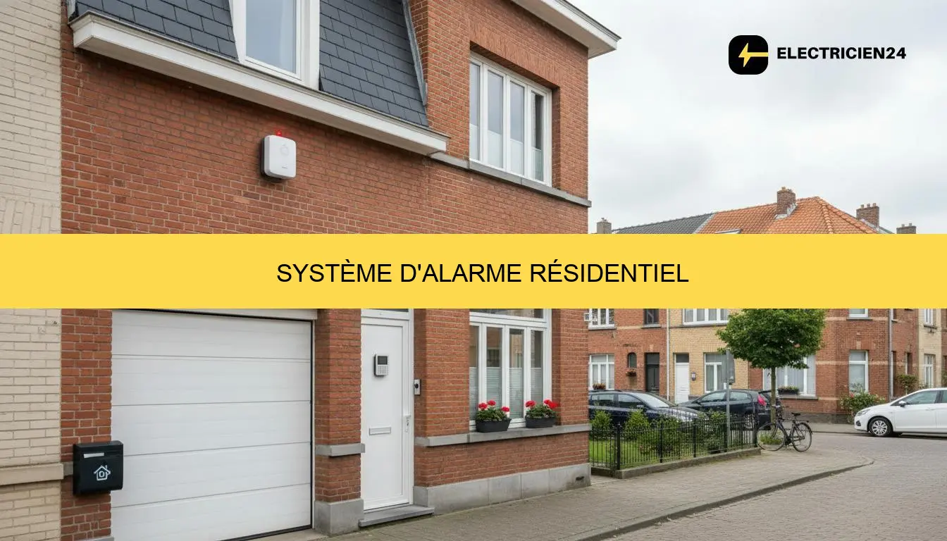 système d'alarme résidentiel